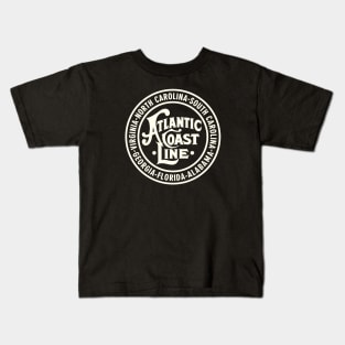 Atlantic Coast Line Railroad_WHT Kids T-Shirt